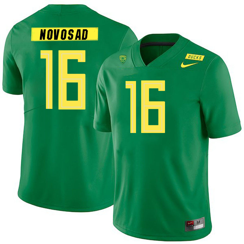 Men #16 Austin Novosad Oregon Ducks College Football Jerseys Stitched Sale-Green